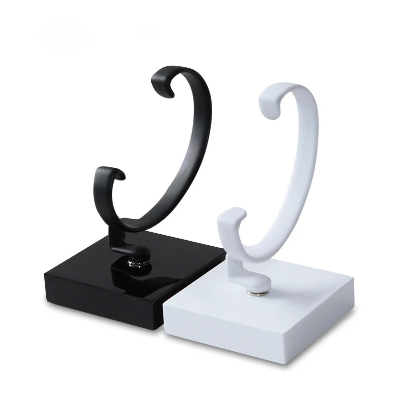 

Acrylic Luxury Jewelry Stand Bracelets Bangles Watch Display Stand Holder Watch Organizer C Shelf Case Props Customized