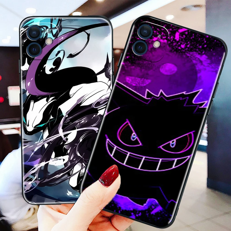 

Pikachu Pokemon Phone Case For IPhone 11 12 Pro MAX 7 Plus XS XR XS Max 13 Pro 7 8 6S Cute Cartoon color Hot Silicone Case Gift