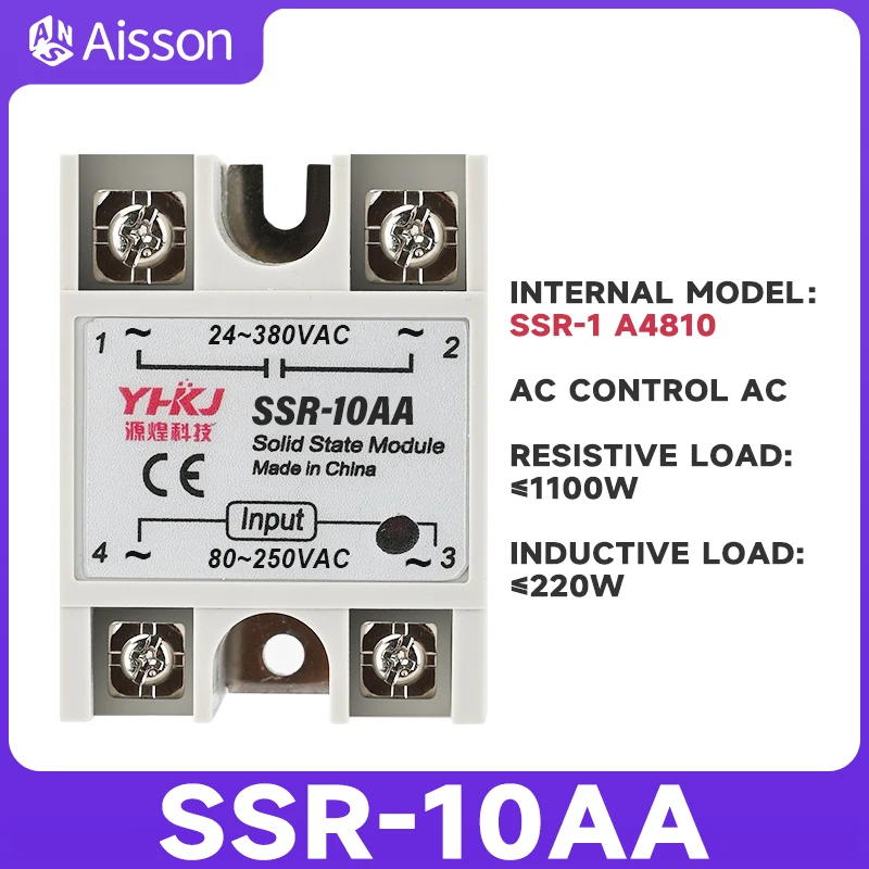Твердотельное реле SSR-10AA 25AA 40AA
