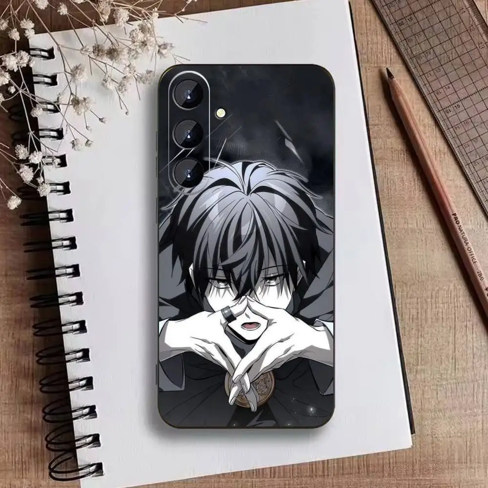 Фото Чехол для телефона Manga O-Omniscient R-Reader для Samsung Galaxy A73, A72, A71, A70, A52, A51 и других моделей, мягкий черный чехол №2