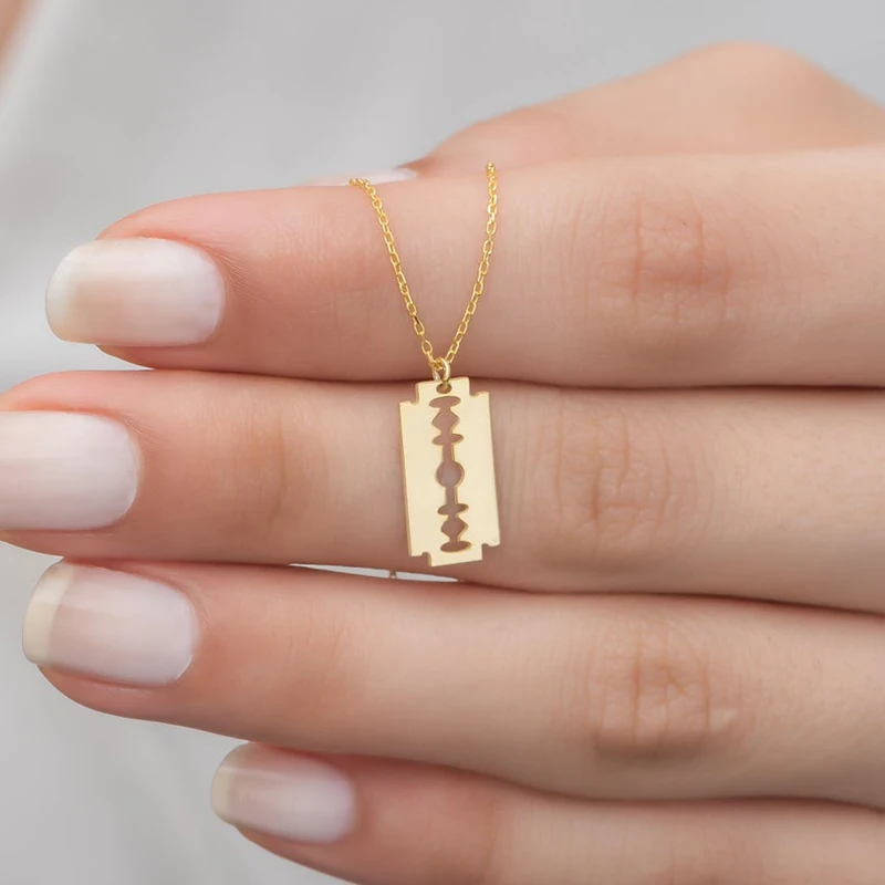 Pendant Necklace Punk Hiphop Jewelry For Men Boys Girls Geometrical Dangling Choker Necklaces