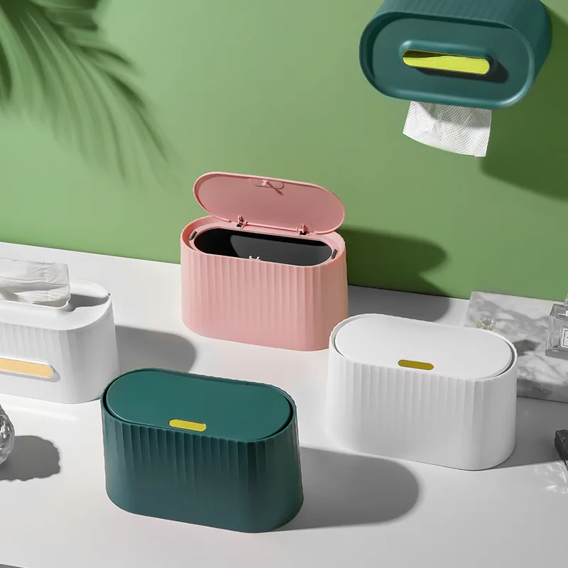 

Mini trash can Small Waste Bin Desktop Garbage Basket Home dressing table Trash Can Office Supplies Dustbins Sundries Barrel Box