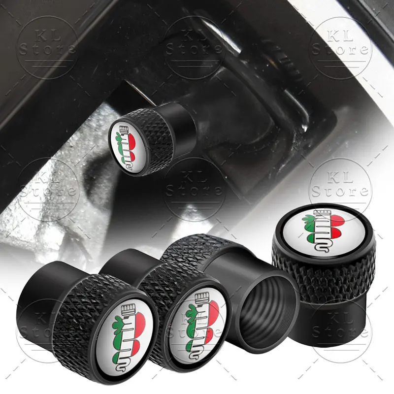 4 шт. колпачки на клапаны автомобильных шин для Alfa Romeo Sportiva 159