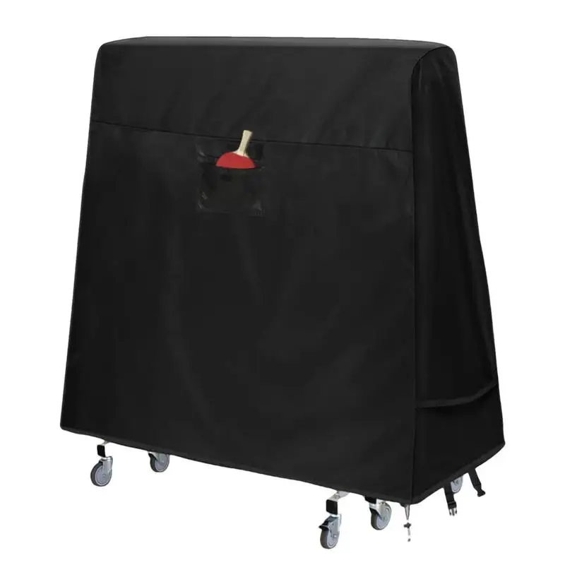 

Table Tennis Cover Waterproof PingPong Table Cover With Paddle Case Folding Table Tennis Cover For Indoor And Outdoor Home Use