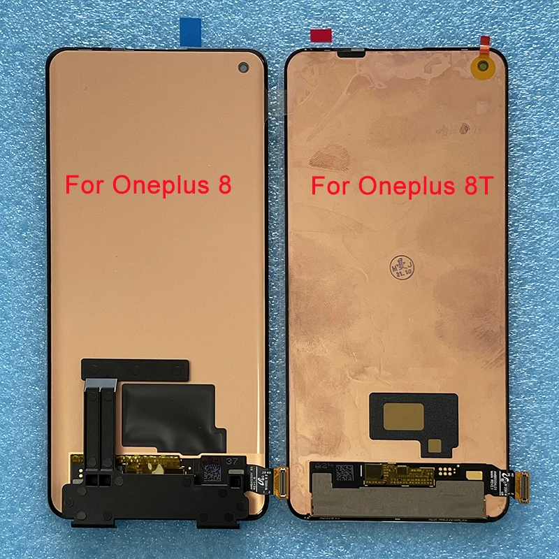 

Оригинальный жидкостный AMOLED Axisinternational для OnePlus 8T ЖК-экран + сенсорная панель дигитайзер Рамка для Oneplus 8, 6,55 дюймов