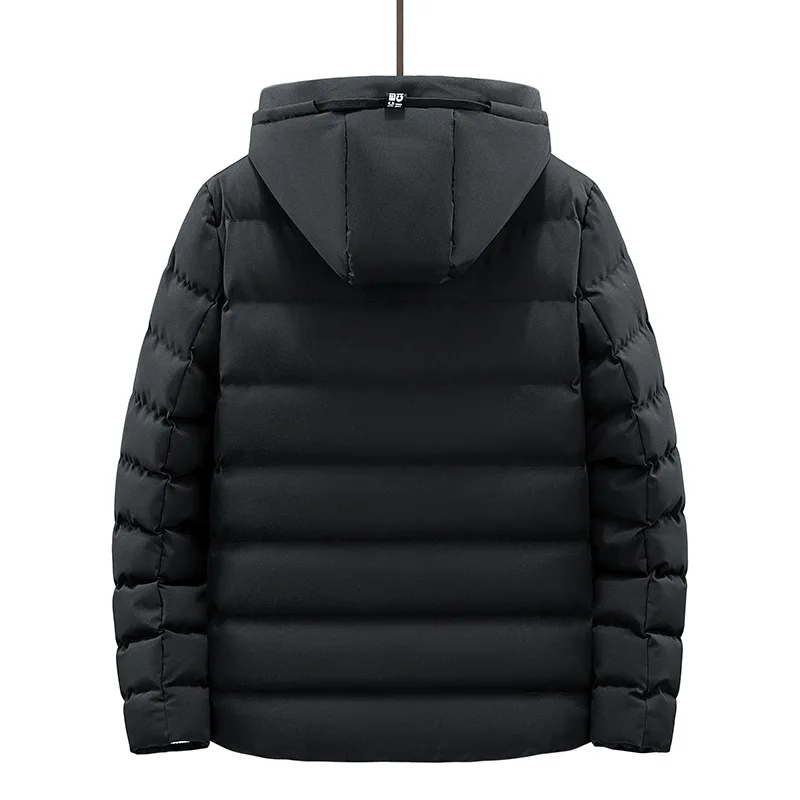 2023  Men's New Casual Autumn/winter Fashion Trend, Hooded and Thick Coat, Cargo Bread and Down Cotton Jacket Men Down Jacket