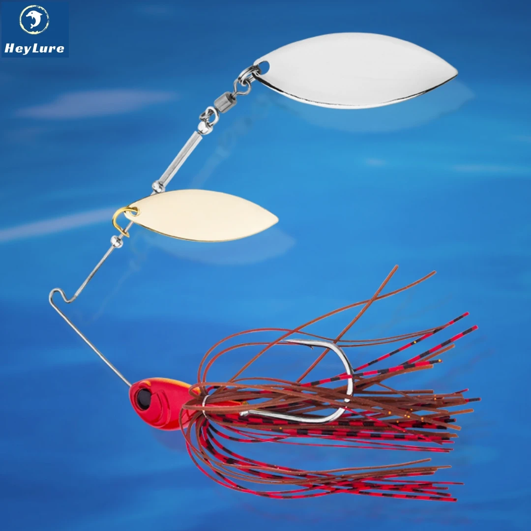 1/6 шт. 12/17 г композитная блесна вращающаяся в виде ложки с искусственными