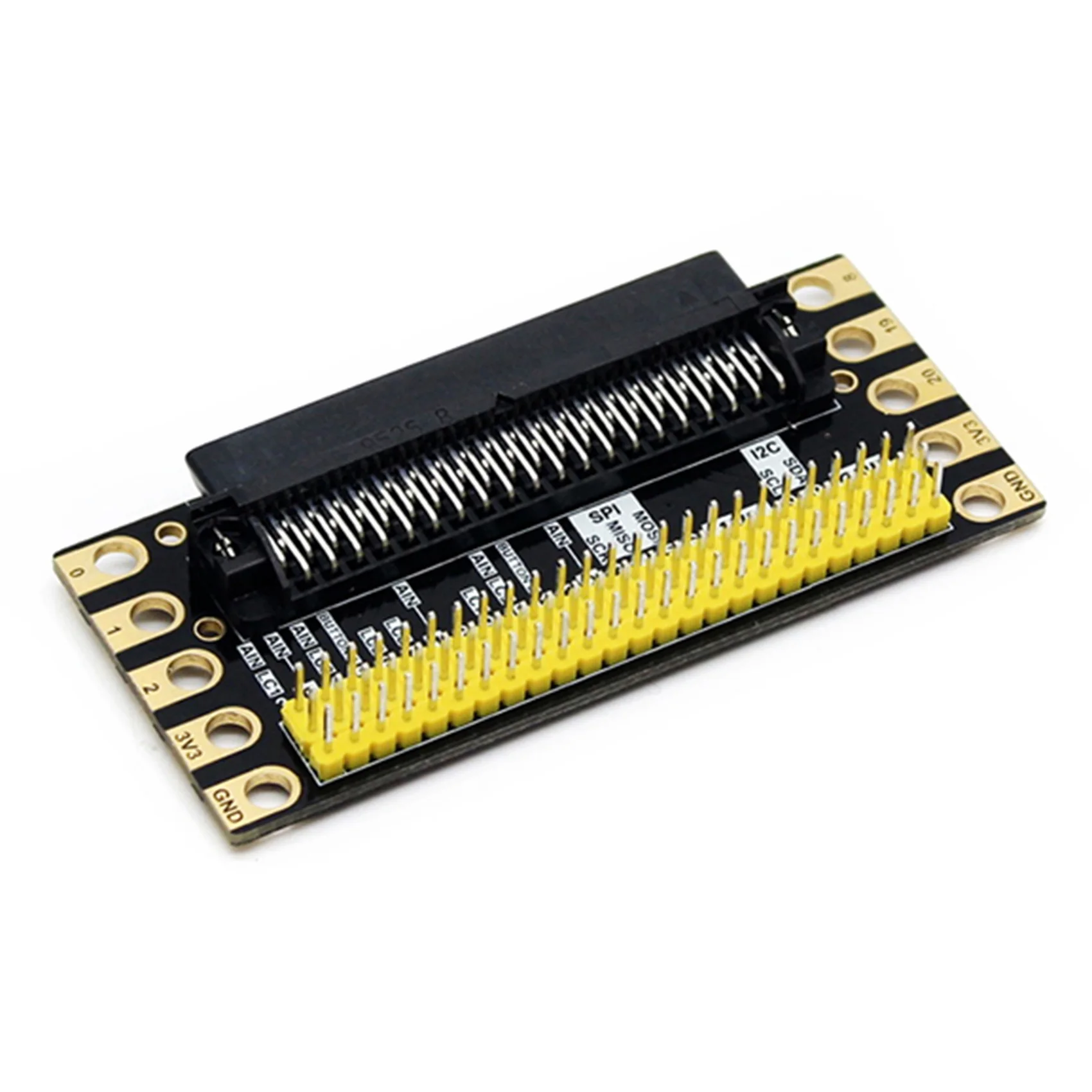

IO Expansion Board Edge Breakout for BBC MicroBit :Bit V1.5 V2 Adapter Board I/O Expansion Breakout Module