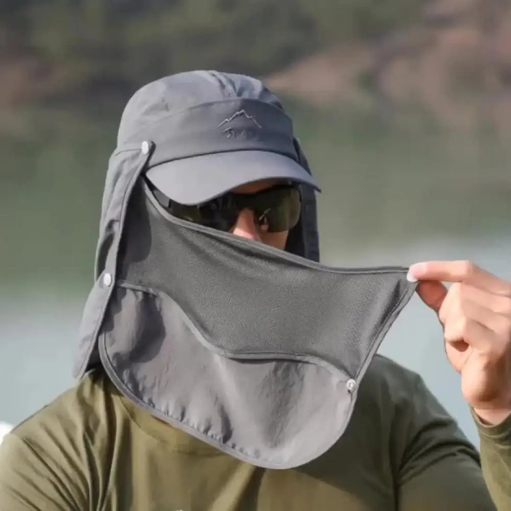 Летняя шляпа от солнца UPF50 + для женщин и мужчин быстросохнущие застежки-липучки