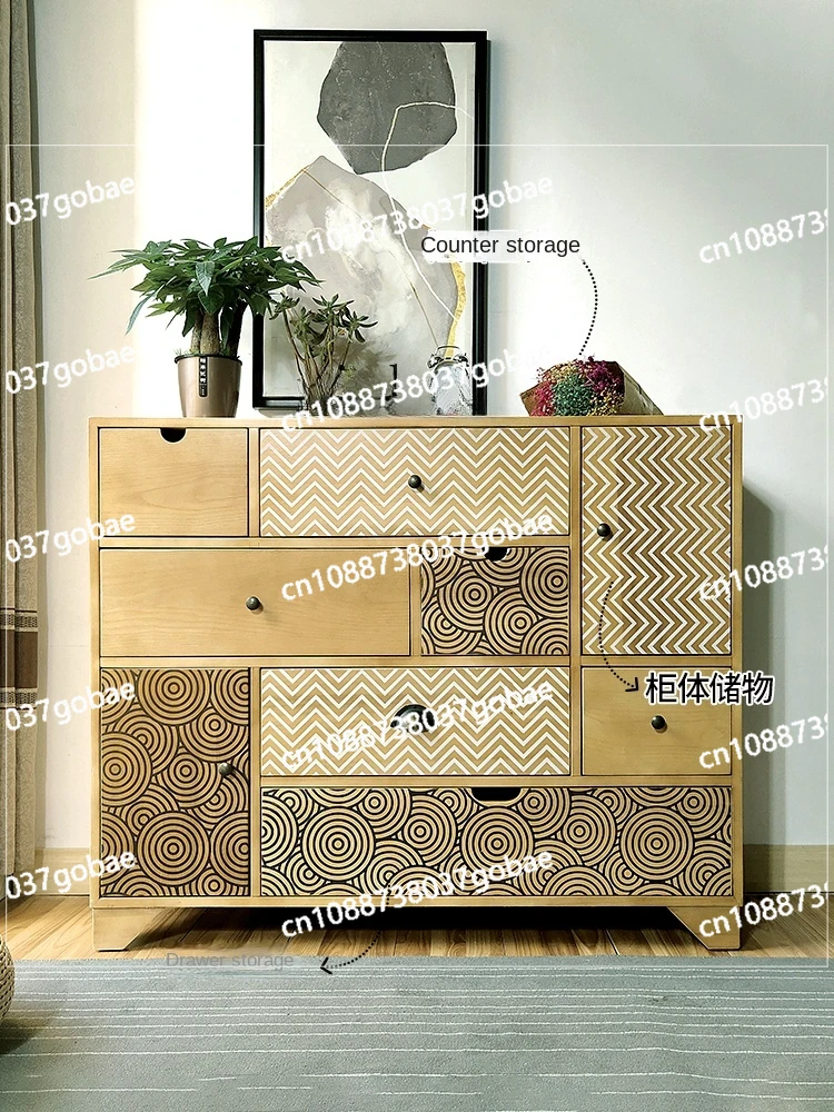 Гостиная XJ вход шкаф для спальни с ящиками украшения хранения комод