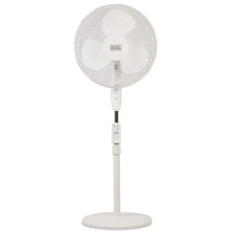 

Stand Fan with Remote, Oscillation, White