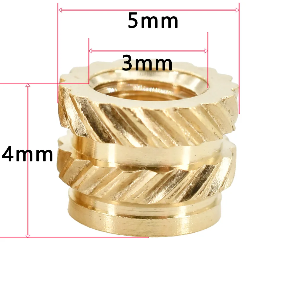 

1000 шт., резьбовые гайки M3x4x5