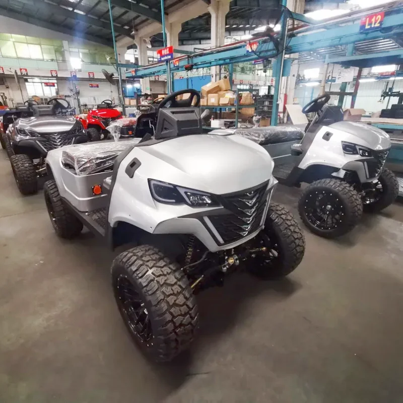 12-дюймовая внедорожная шина 72 В литиевая батарея 2 спереди + сзади 4 сиденья