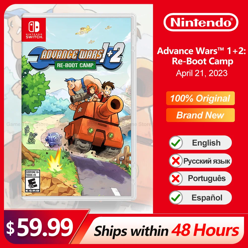 

Advance Wars 1+2 Re-Boot Camp игры на нинтендо switch, 100% оригинальный игровой карточный жанр для физических игр Nintendo Switch