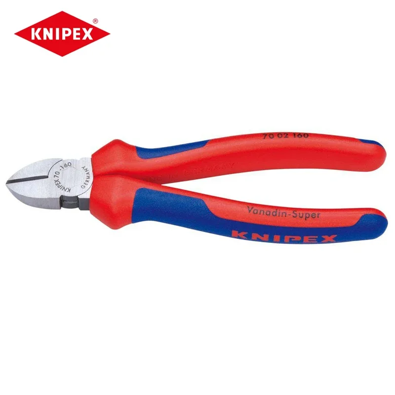 

Диагональный резак KNIPEX, многокомпонентный, ванадиевая электрическая сталь, точное качество изготовления, плоскогубцы 7002160