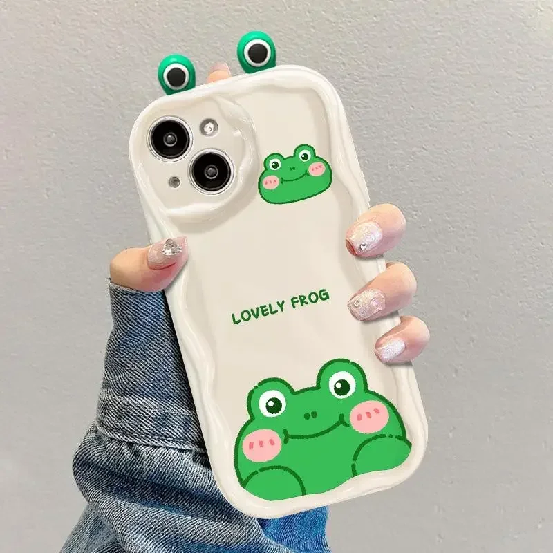 Новый чехол для телефона с 3D ушками, милыми животными и медведем для Xiaomi Mi 14 12 12T 11 Lite Poco M6 X6 F6 X5 X4 F4 X3 M3 Pro GT NFC 4G 5G, задняя крышка (art.: 3920cc00aed96) - 3920cc00aed96