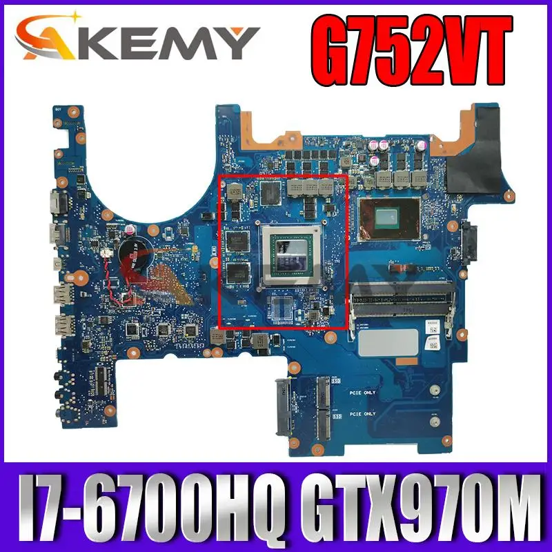 

Оригинальный телефон G752VT, модель G752VT, G752VL, G752V с процессором I7-6700HQ, системная плата ноутбука, протестирована, нормально
