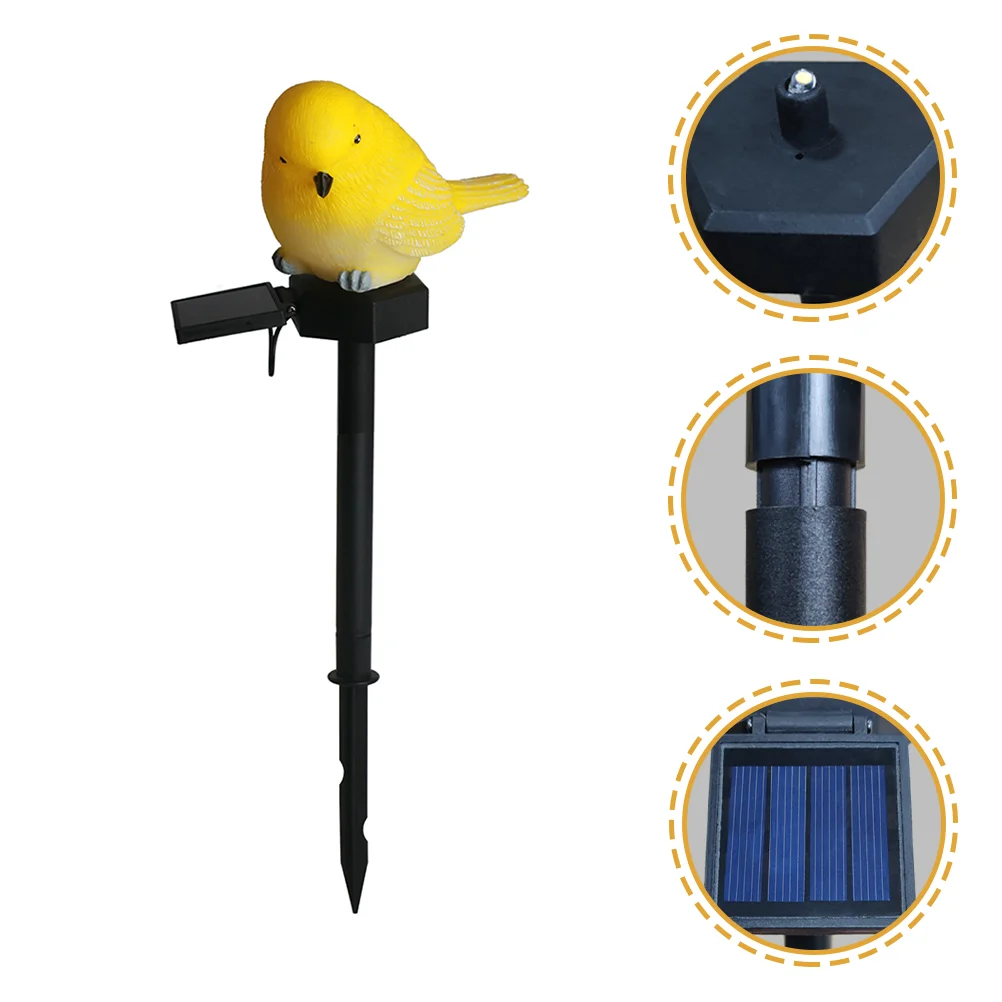 

Solar Garden Stake Light Simulation Sparrow Lawn Lamp Outdoor Decorative Lamp