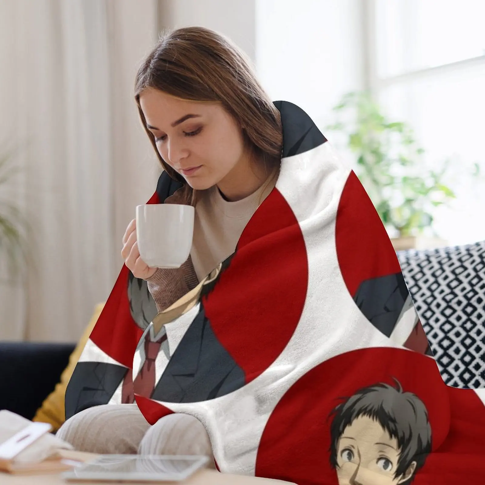 Одеяло с портретом Адачи большие одеяла для детских одеял