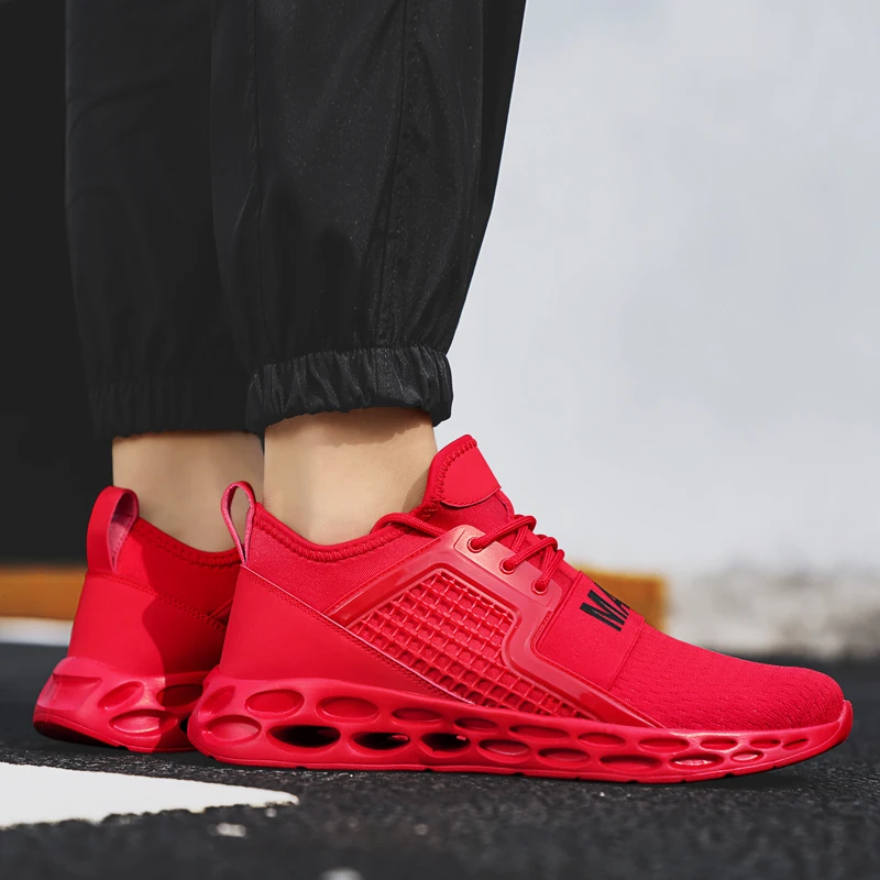 Men's Sneakers Running Shoes Comfortable Sports Shoes Mesh Breathable Athletic Outdoor Jogging Zapatos Hombres Casual