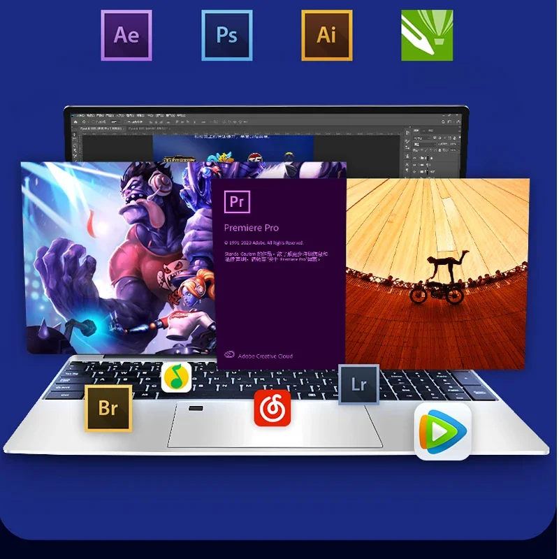 Фото AKPAD Max Ram 36 ГБ Rom 2 ТБ SSD Металлический компьютер 5G Wi-Fi Bluetooth AMD Ryzen 7 2700U Windows 10 11 Pro Игровой IPS ноутбук №4