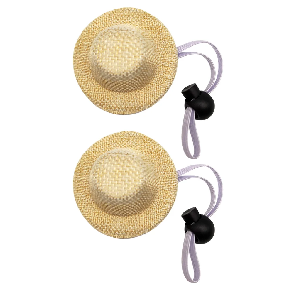

Hat Straw Dog Pet Summer Sombrero Sun Costume Mini Hats Party Cat Puppy Lizard Supplies Mexican Cap Dragon Fiesta Bearded Bucket