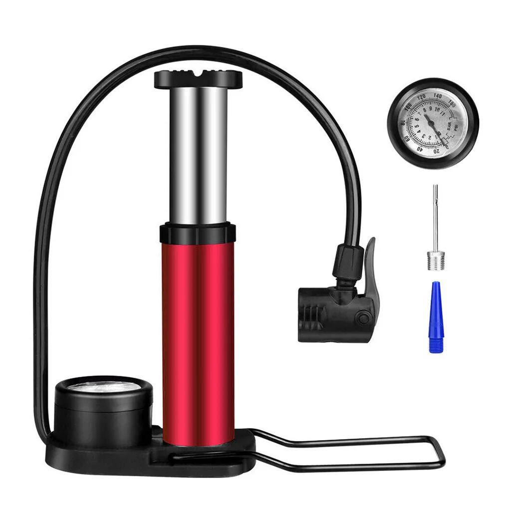 

Велосипедный насос высокого давления, портативный насос для накачки велосипедных шин, мячей, аксессуар для езды на велосипеде