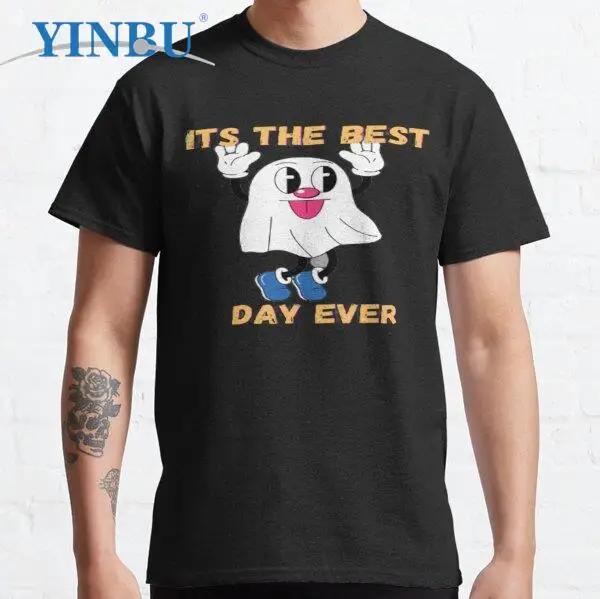 

Its The Best Day Ever YINBU Brand High quality Men's short t-shirt 2023 Graphic Tee