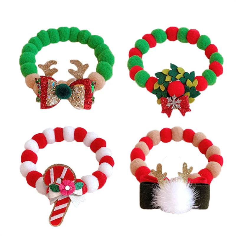 

1 шт. Рождественский Декор, креативный галстук-бабочка для питомца, галстук-бабочка для щенка, красный ошейник для собак, принадлежности для ...