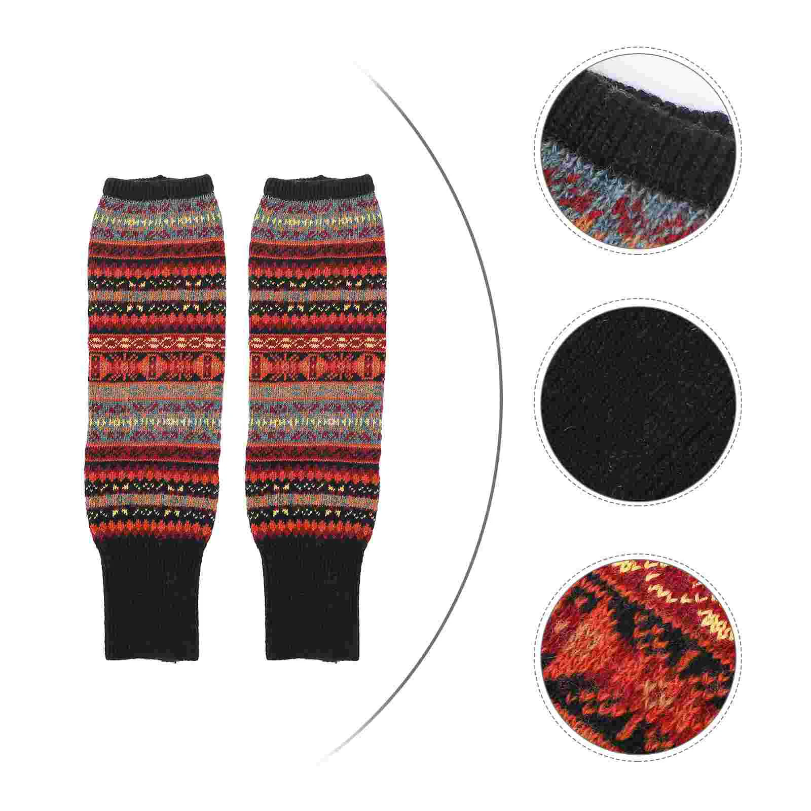 

Wool Pile Socks Camouflage Leggings Women Warming Cover Stockings Winter Women's