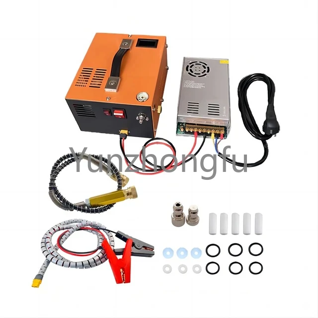 

Новый электрический насос высокого давления 12 В для использования в автомобиле 30 мпа портативный компрессионный воздушный насос погружной дыхательный насос 4500psi