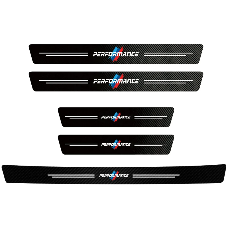 

Карбоновая наклейка на порог автомобиля, автоаксессуары для BMW Performance E46 E90 F10 F30 X3 F20 E46 E60 E70 E39 E36 E87 X7 E92 E91 E28