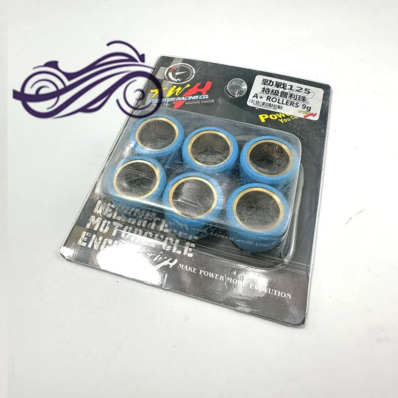 

Набор роликов-геатора TWH для скутеров Majesty Maxster BWS125 Cygnus X-City X-Max ZY 125 Velvet 150 Performance Racing 20x12 мм