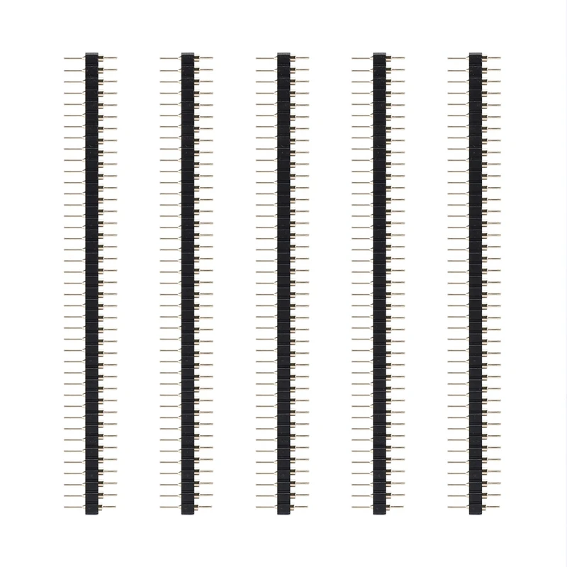 

2.45mm Pitch 40 Position Single Row Round Male Pin Header 5 Pcs