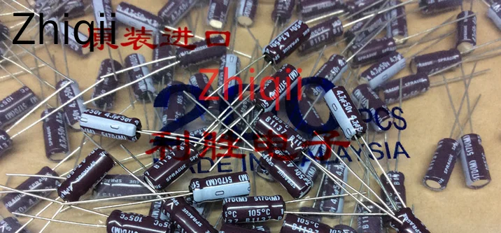 20 шт./50 шт. оригинальный новый 4 7 мкФ 50V SPRAGUE алюминиевый электролитический