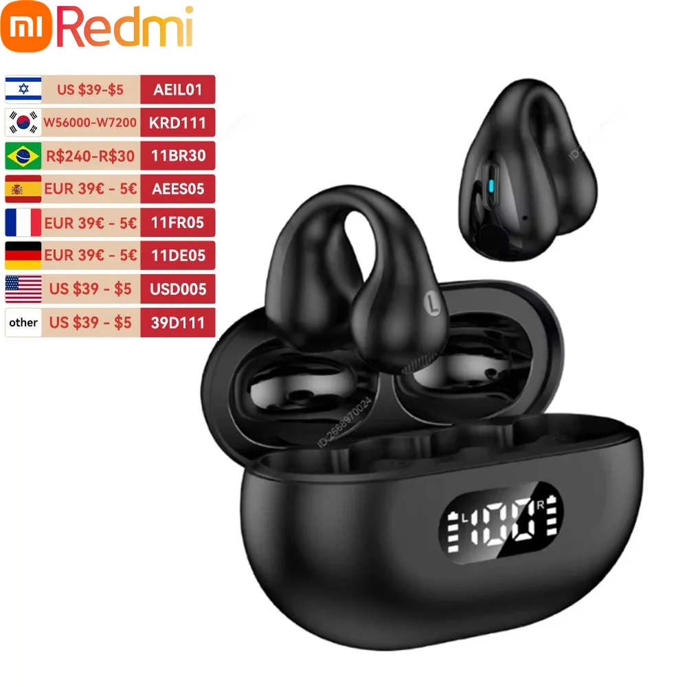 Xiaomi Redmi наушники с костной проводимостью звуковые беспроводные Bluetooth Aurculares
