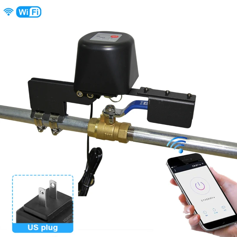 

Tuya WiFi/Zigbee Smart Water/Gas Valve Smart Home Valve Automation Control Work With Alexa Home Smart Life
