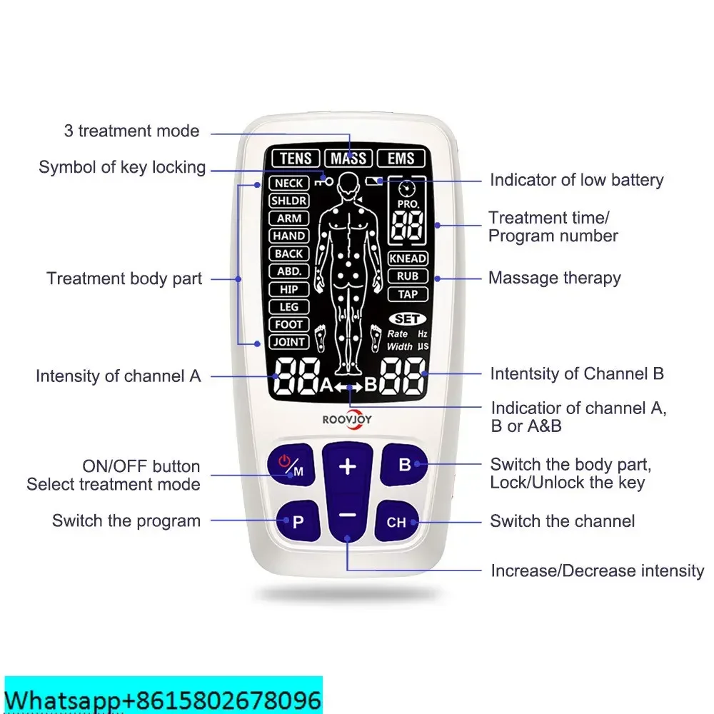 ROOVJOY Физиотерапия электростимуляция мышц бестселлер медицинское устройство