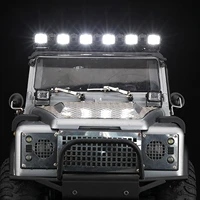 114 spotlight square dome light light bar rc car accessories for mn defender g500 for wpl d12