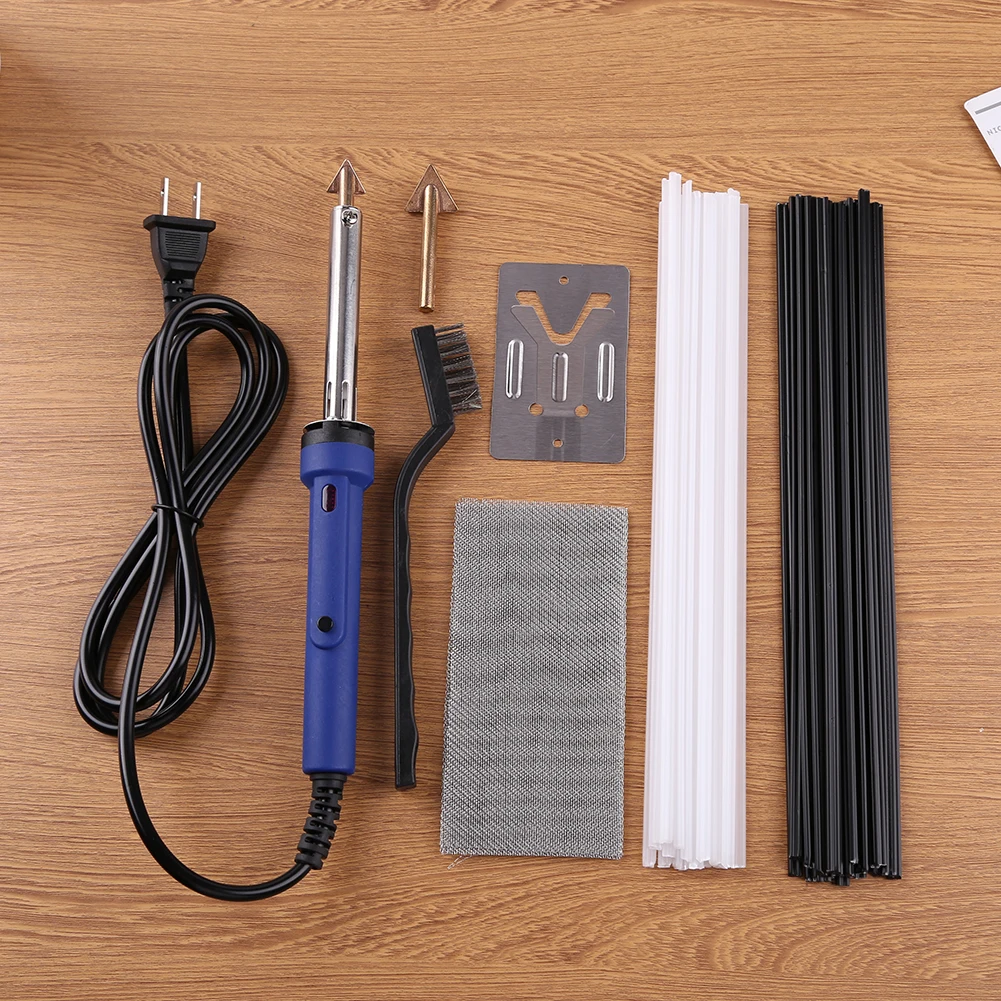 

Plastic Hot Air Welding Tool Torch Heat Tool Pistol PVC Floor Welder for Car Bumper Dashboard Gadgets Machine Set