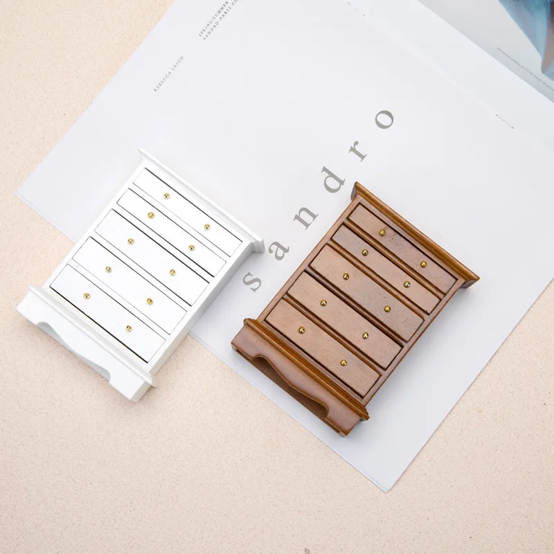 1/12 кукольный домик мини-кабинет Five Dou модель мебели украшение миниатюрный шкаф в