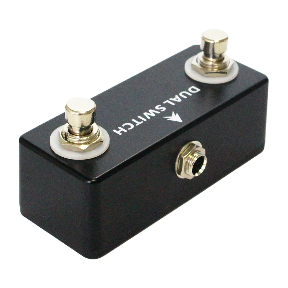

2-Way Guitar Effect Pedal Switch Full Metal Shell Guitar Pedal Switch Lightweight Replacement Guitar Accessories