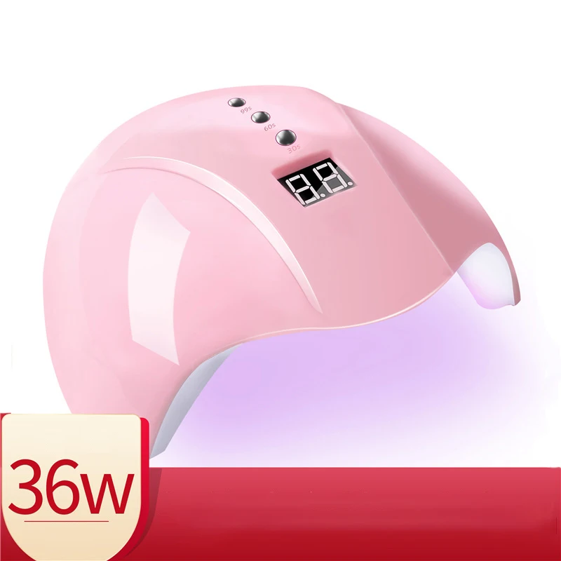 36W Nail Dryer Machine UV LED Nails Lamp Portable Home Use Manicure Lamp Nail Polish Gel Based Manicuring Tools With USB Cable