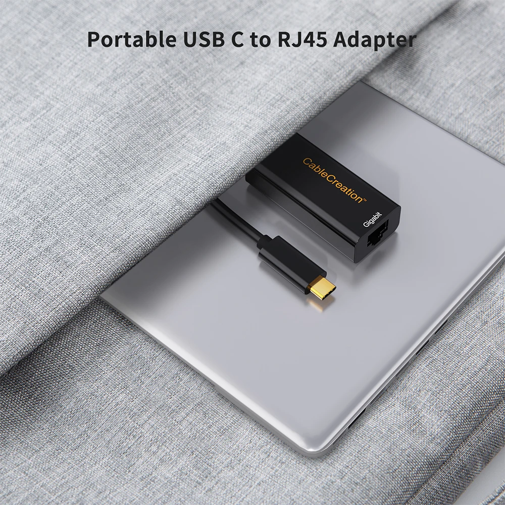 Сетевая карта CableCreation USB C Ethernet 1000 Мбит/с Тип к RJ45 Gigabit Lan адаптер для MacBook ПК Windows XP 7 8