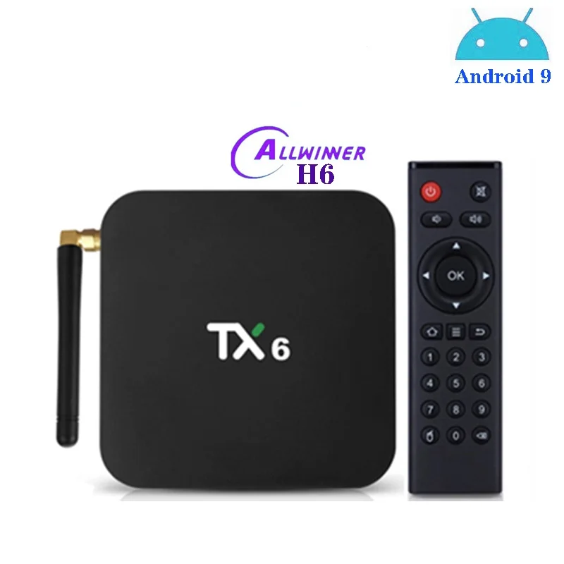 

ТВ-приставка TX9 на Android 9, ТВ-приставка Allwinner H6, HDMI-совместимая Смарт ТВ-приставка с Bluetooth, 2,4 ГГц, USB 3,0, 265 H., медиа-плеер