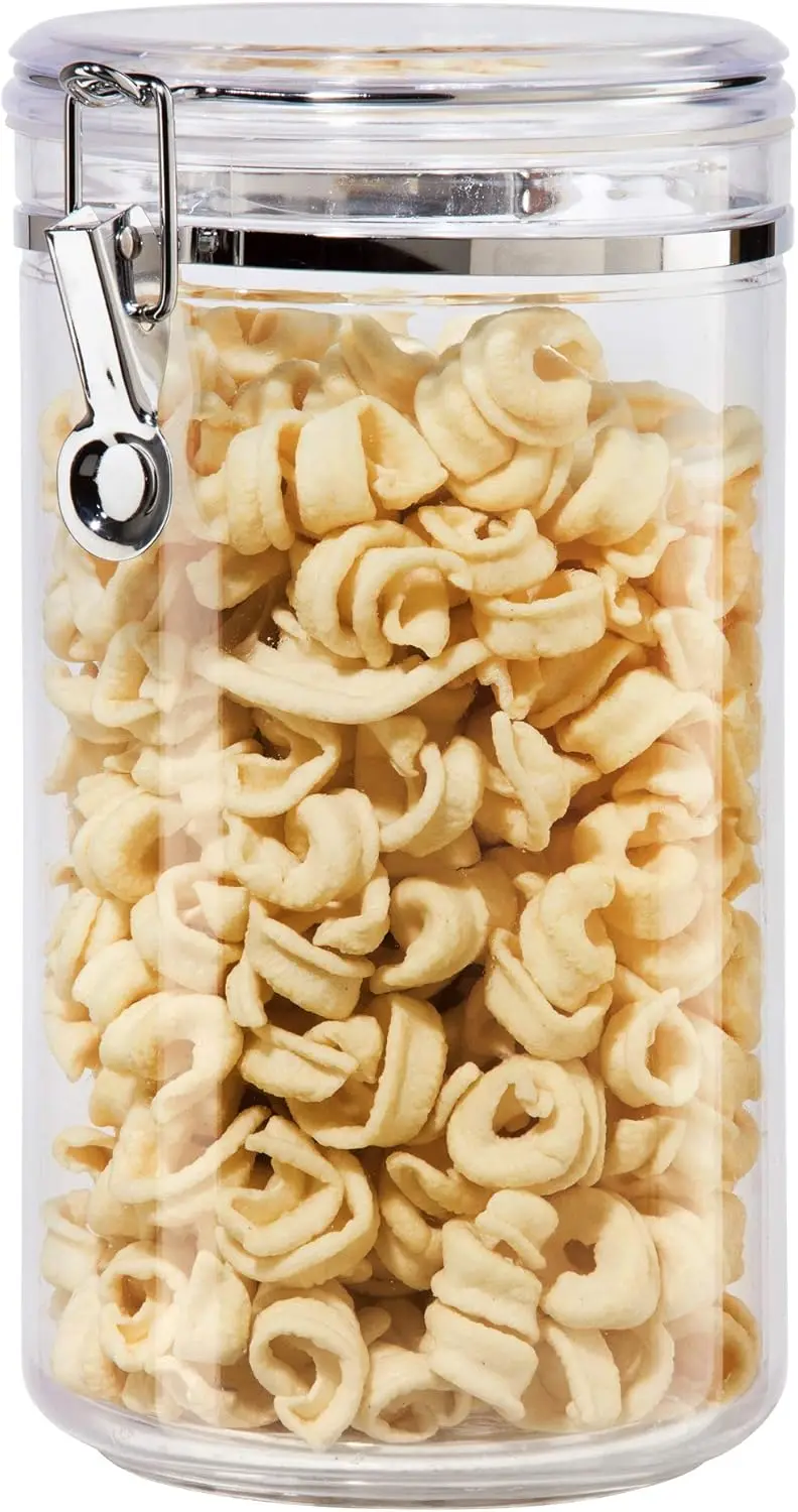 Набор прозрачных контейнеров с зажимными крышками (5 шт.) | Большой герметичный