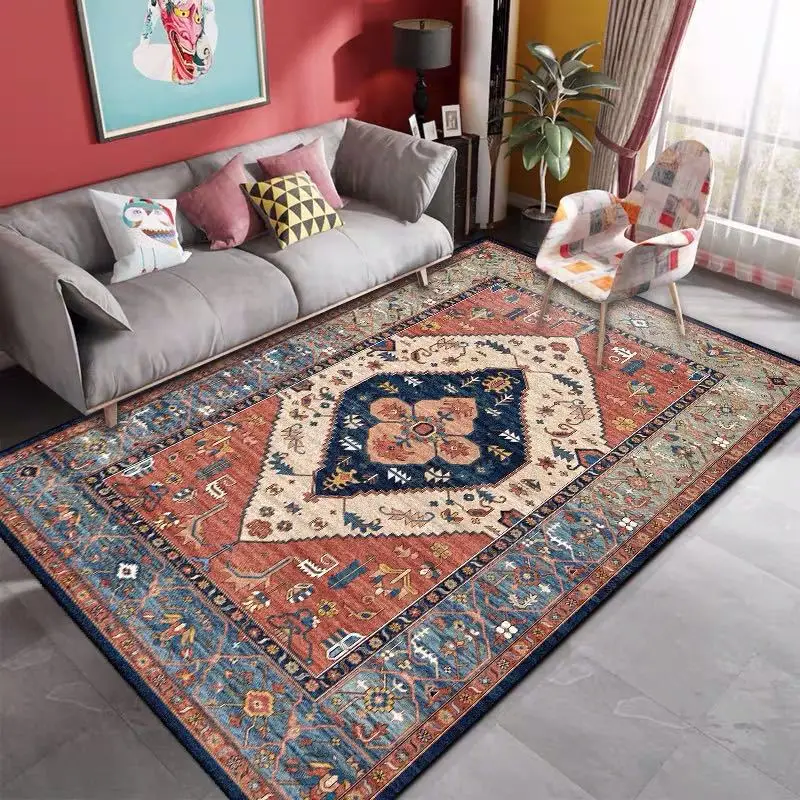 

Classical Living Room Persian Carpet Home Decoration Moroccan Rugs Sofa Coffee Table Cushion Lounge Rug Corridor Soft Carpets