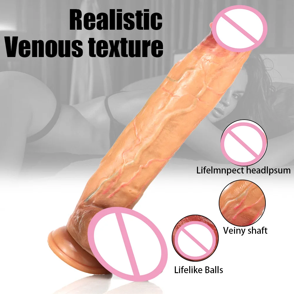 

Реалистичный огромный фаллоимитатор для женщин, присоска, мягкий пенис на ощупь, сексуальная игрушка, Женский мастурбатор, вагинальные анальные игрушки для взрослых 18 +