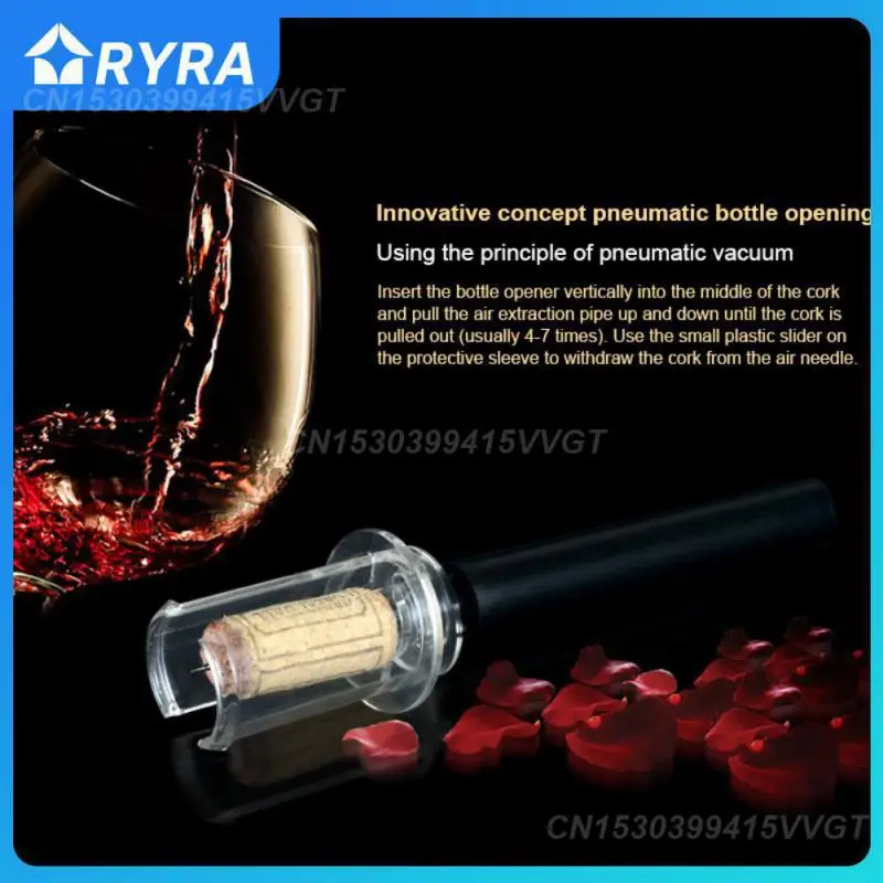 

Портативный пневматический штопор, пластиковая трубка, эффективная трубка, игла, безопасный штопор с воздушным давлением, барный инструмент, штопор