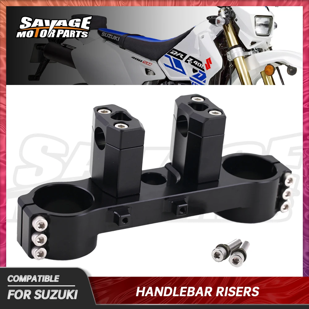 

For SUZUKI DRZ 400SM 2005-2020 Handlebar Risers Increased Clamp Cover Front Fork Upper Triple Tree Motorcycle Parts DRZ400SM